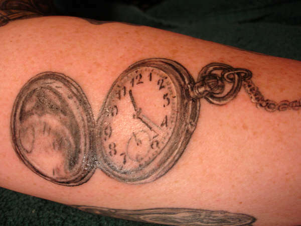pocket watch tatt tattoo