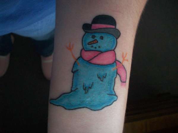 snowman tattoo tattoo