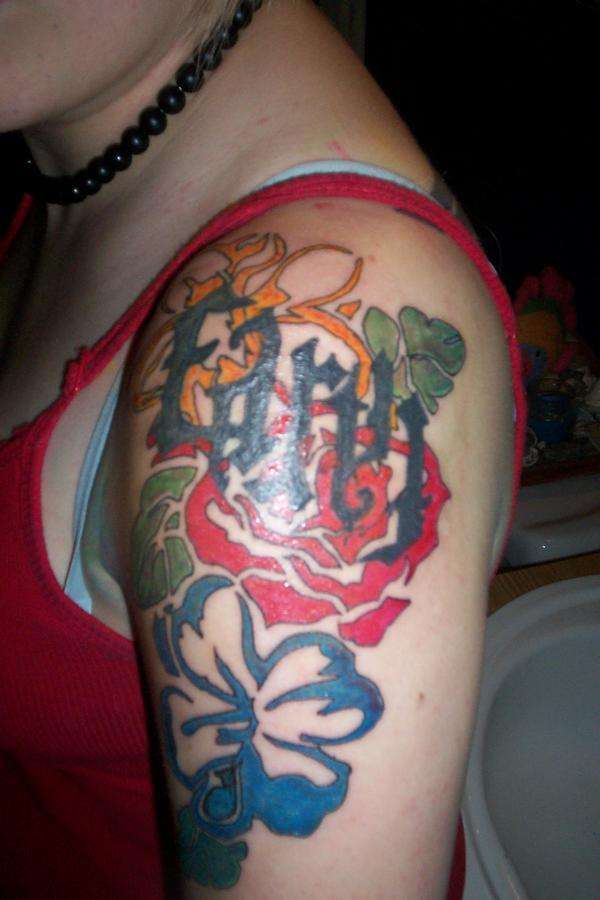 FLOWERS tattoo