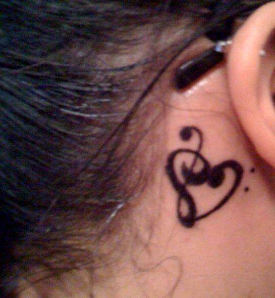 Love for Music tattoo