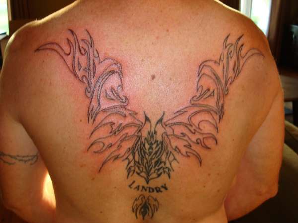 Phoenix - Unfinished tattoo