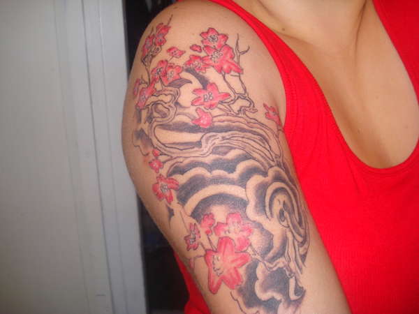 cherry bloosom tattoo