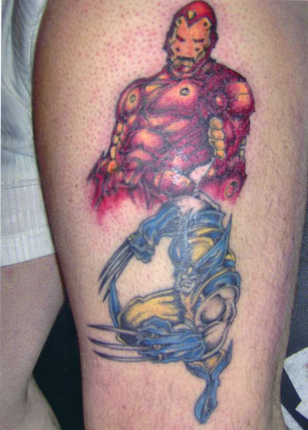 superheros tattoo