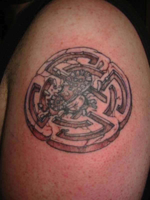 Celtic Maze of Life tattoo