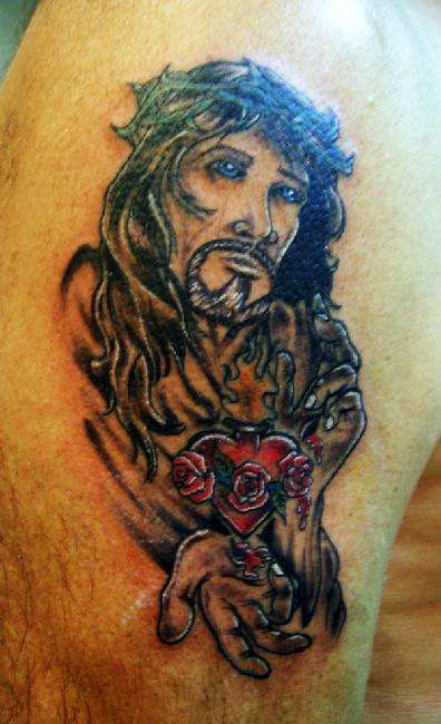 Jesus tattoo