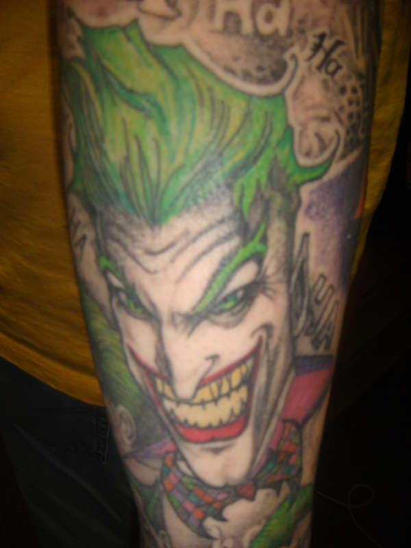 The Joker tattoo