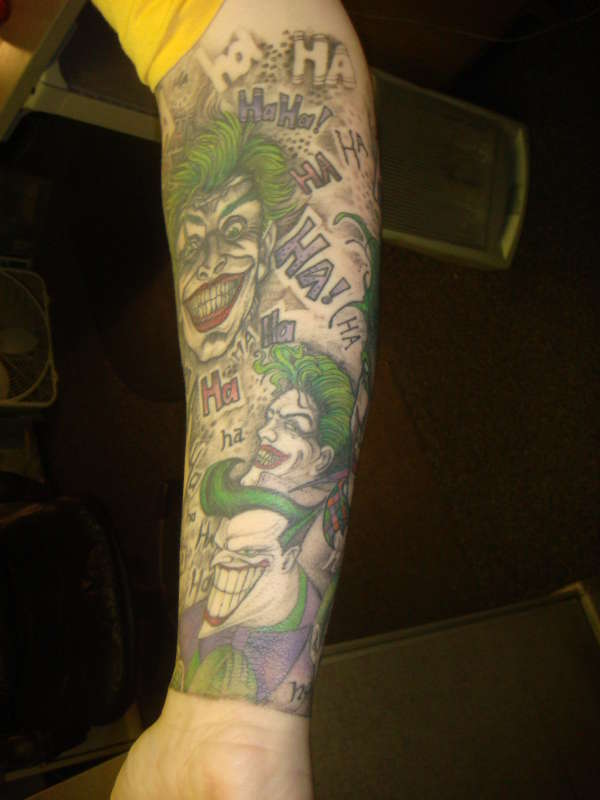 The Joker tattoo