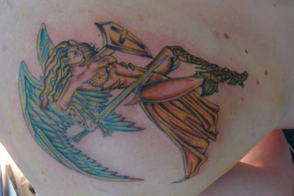 angel tattoo