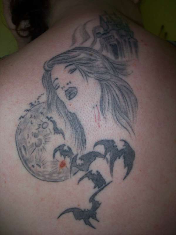 Beautiful Vampire tattoo
