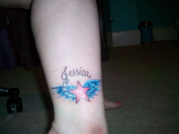 Star Angel tattoo