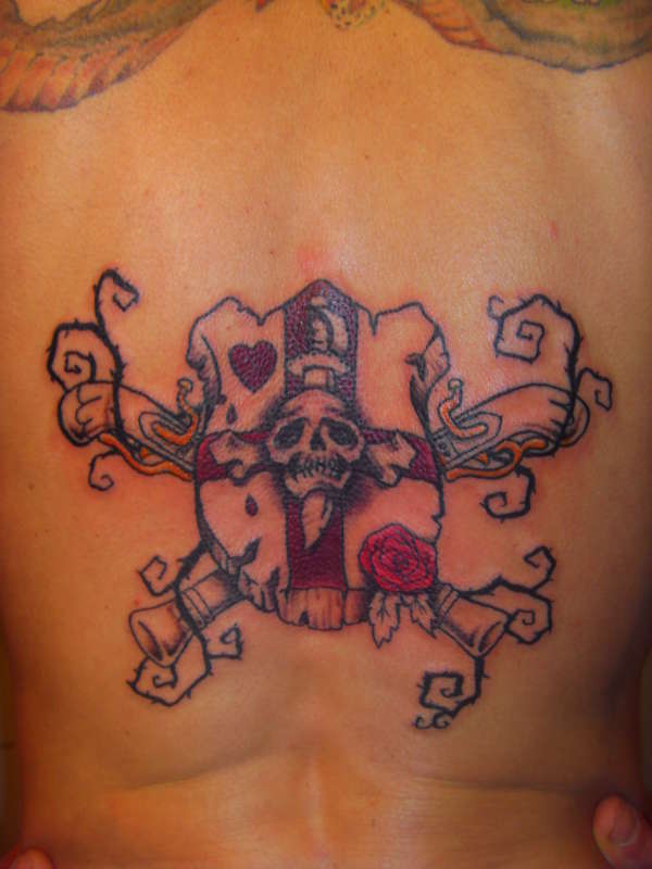 johns pirate crest tattoo