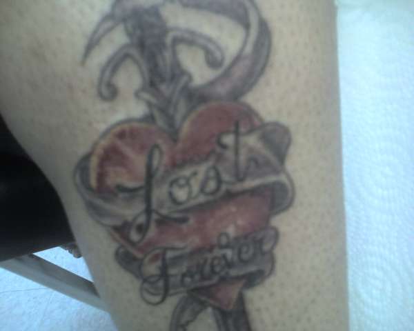 LOST FOREVER tattoo
