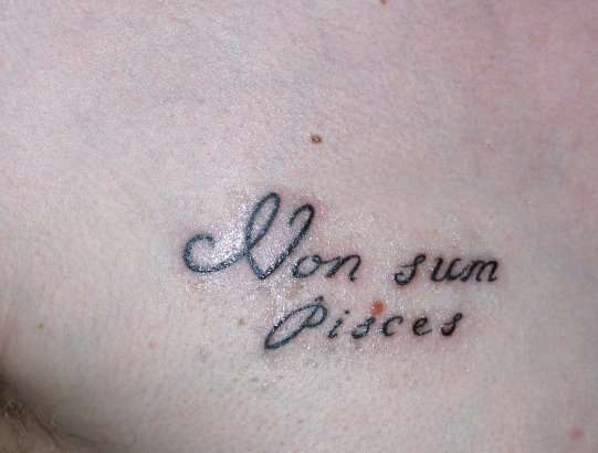 im not a fish tattoo