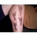 My babies' prints tattoo