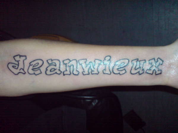 My name :) tattoo