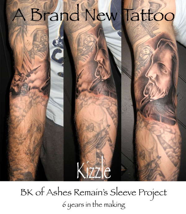 Sleeve On BK of Ashes Remain tattoo