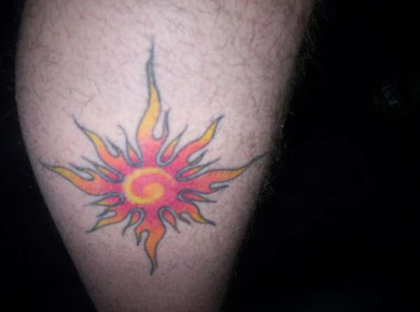 sun tattoo