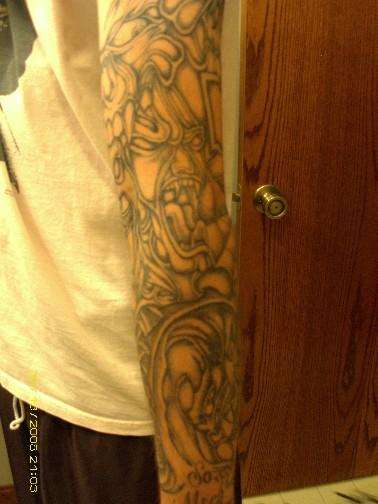 Left Sleeve 1 tattoo