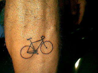 bike tattoo