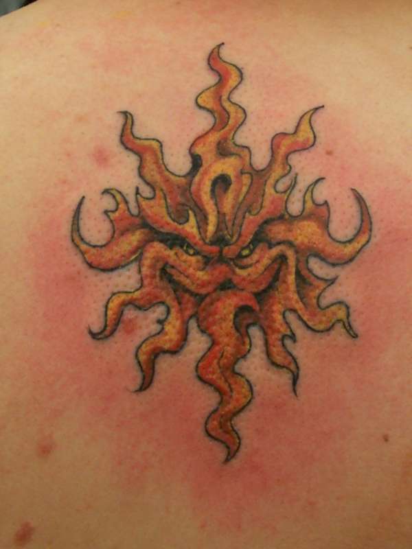 Evil Sun tattoo