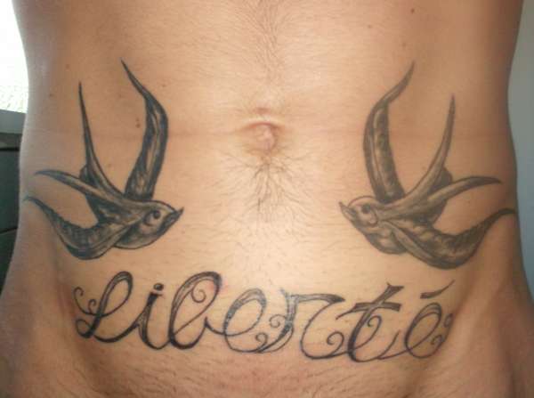 &quot;Liberté&quot; tattoo