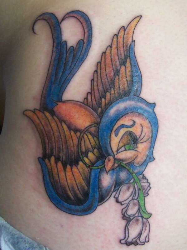 Swallow tattoo