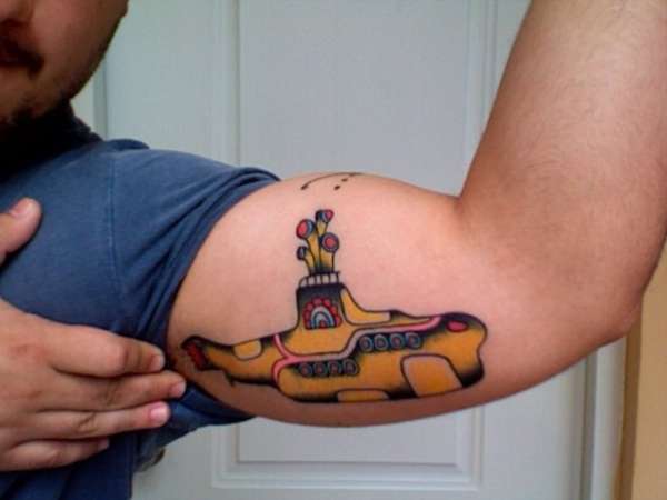 Yellow Sub tattoo