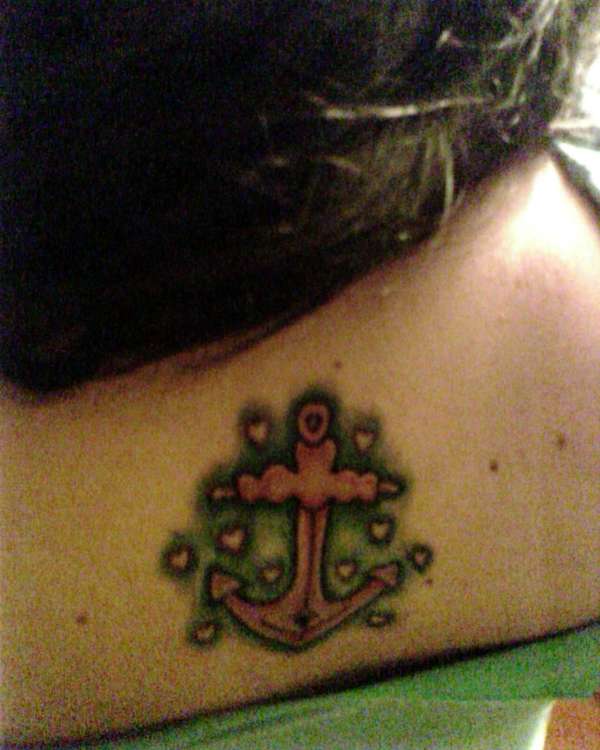 love anchor tattoo
