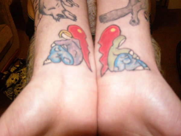 broken tattoo