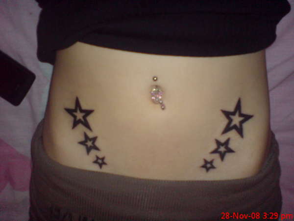 stary belly tattoo