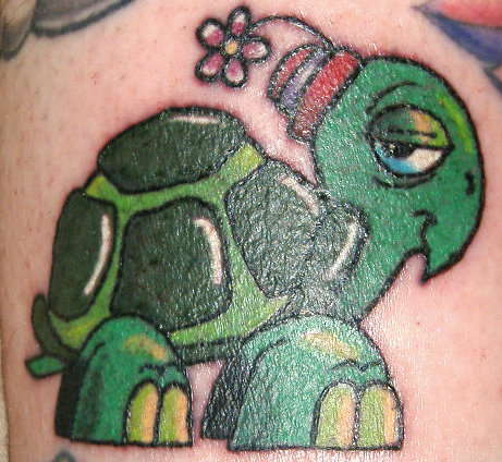 Happy Turtle tattoo