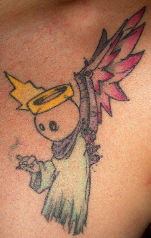 Angel tattoo