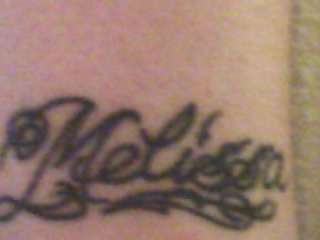 Melissa tattoo