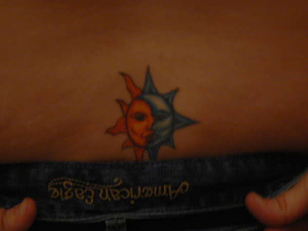 sun and moon tattoo