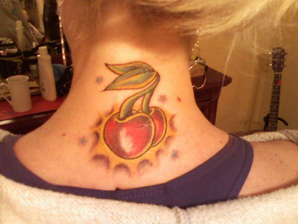 Cherries tattoo