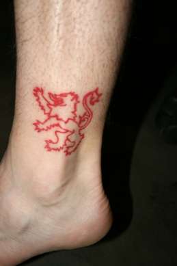 Rampant Lion tattoo