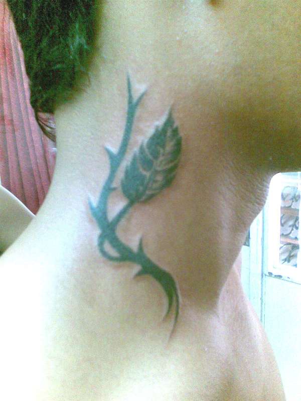 trible rose tattoo