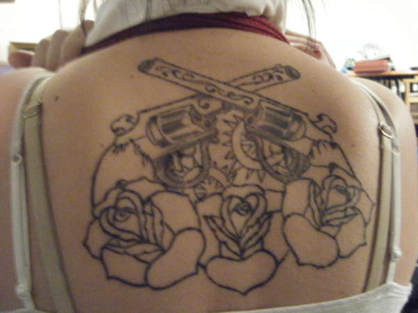 Guns and Rosea tattoo