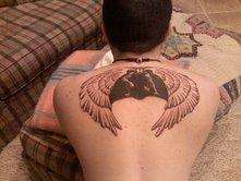 fallen angel by johnny shadow tattoo