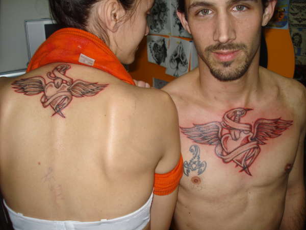 "kryptonic" matching tats... tattoo