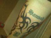 other half of tribal sleeve tattoo