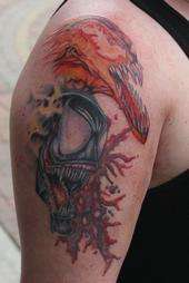 venom/carnage tattoo
