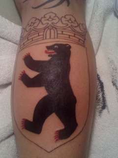 Berlin Crest tattoo