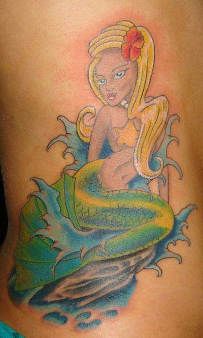 Mermaid tattoo