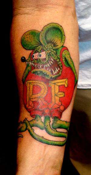 rat fink tattoo