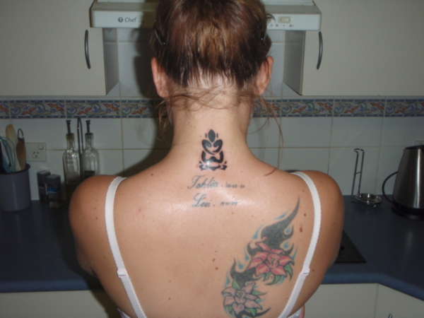 Budda on Lotus tattoo