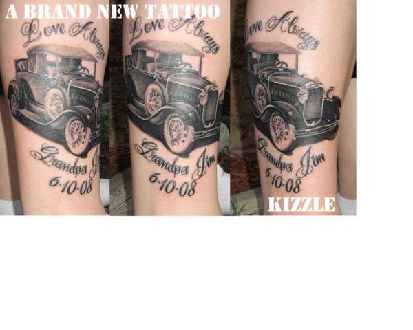 Model A tattoo