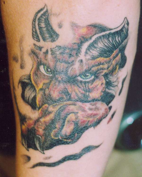 DEVIL tattoo