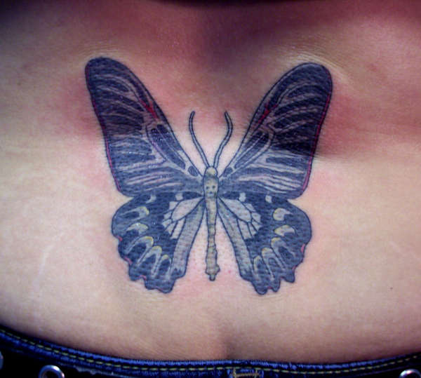 B/G butterflie tattoo