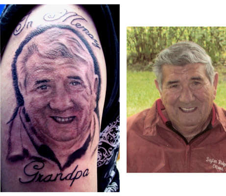 My 1st portrait that I tattooed tattoo